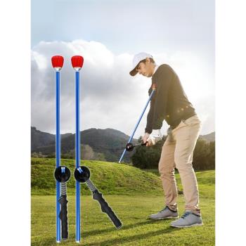 PGM高爾夫揮桿訓練器可折疊姿勢糾正器初學動作矯正器 教學練習器