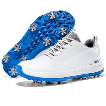 新款男士高爾夫球鞋可拆卸鞋釘防水防滑高爾夫男鞋戶外運動鞋Golf