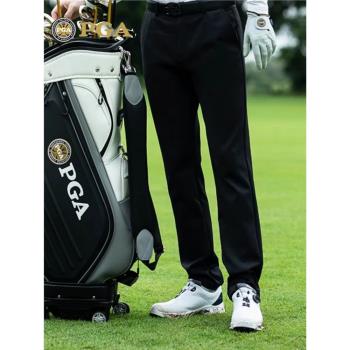 美國PGA 高爾夫褲子男士長褲秋冬厚款保暖比賽球褲服裝GOLF男褲