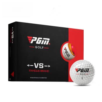 俊發青山PGM高爾夫球三層盒裝比賽球遠距離下場專用golf用品12粒