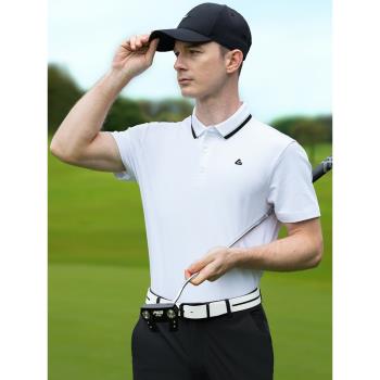 PGM高爾夫服裝短袖t恤男2024新款潮流運動半袖高階品牌polo衫寬松