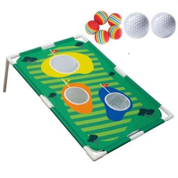 升級兒童高爾夫切桿練習網室內外可拆卸折疊golf切桿打擊網出口款