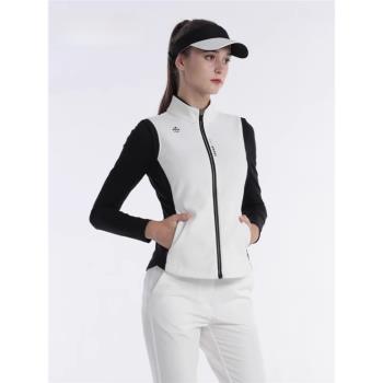美國PGA高爾夫服裝女士馬甲23款秋冬光發熱內里golf背心運動外套