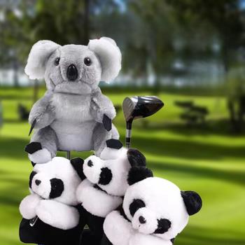 新考拉熊/熊貓1號木桿套毛絨動物桿套高爾夫球桿套高爾夫用品配件