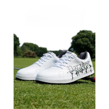 PGM高爾夫男鞋時尚個性印花運動鞋golf球鞋防水鞋子防滑徒步板鞋