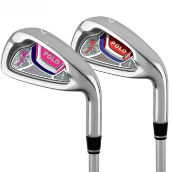 新款POLO高爾夫球桿7號鐵男女款初學golf練習桿情侶中鐵碳桿身
