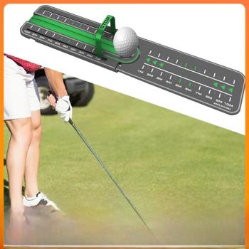 高爾夫球訓練器材高速公路推桿板精準距離幅度軌跡輔助矯正練習器
