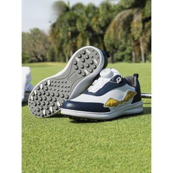 PGM兒童高爾夫球鞋青少年旋鈕帶運動鞋男女童golf鞋子防水防側滑