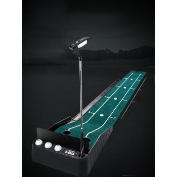 PGM高爾夫推桿練習器帶碼數 室內外家用訓練毯 golf球道迷你果嶺