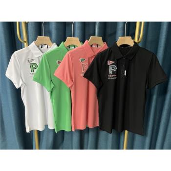 29a18韓國高爾夫女士短袖薄款T恤透氣新品POLO領golf速幹店長推薦