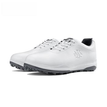美國PGA高爾夫球鞋女鞋 簡約GOLF鞋子防水防滑舒適運動大底鞋白色