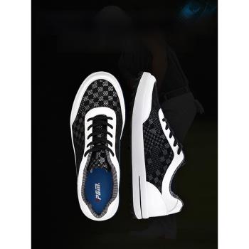 PGM專業高爾夫球鞋男士運動球鞋透氣網布輕便防滑無釘鞋子golf鞋
