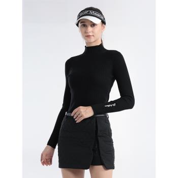 高爾夫服裝女長袖針織毛衣golf女裝韓版速干運動衣服新款打底上衣