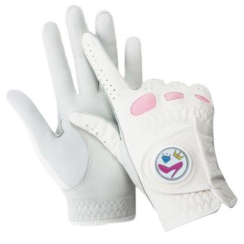高爾夫球手套女士GOLF手套防滑防曬小羊皮手套左右雙手耐磨魔術貼