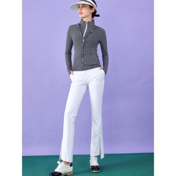 2023新款韓國高爾夫女裝風衣輕薄防曬長袖外套golf服裝春夏上衣女