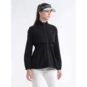 PGM 秋冬高爾夫服裝女士外套中長款風衣golf保暖舒適束腰設計立領