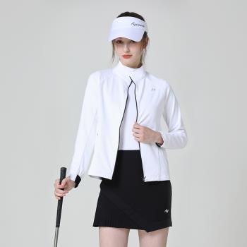 韓式高爾夫球女裝風衣秋冬2022新款外套時尚簡約速干GOLF服裝夾克