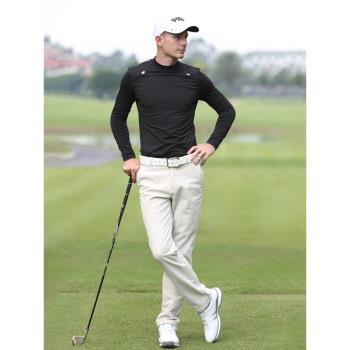 PGM秋冬季高爾夫服裝男士golf球褲防水加絨加厚長褲保暖休閑西褲