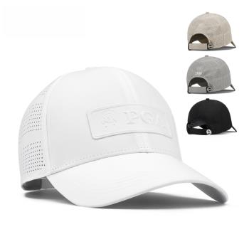 PGA高爾夫防曬帽男GOLF帽子男士有頂帽子吸汗透氣戶外運動棒球帽