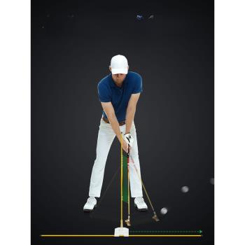 PGM高爾夫球揮桿平面糾正器可調角度初學姿勢糾正訓練方向指示棒