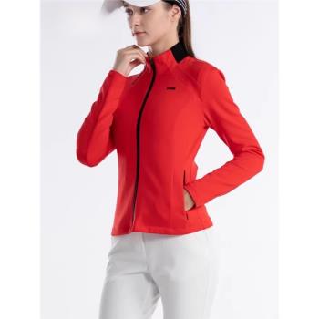 PGM高爾夫外套女秋冬新款高爾夫球服裝風衣修身高彈韓版運動上衣