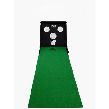 pgm室內高爾夫多功能練習器可切桿/推桿訓練golf毯便攜練習網教學
