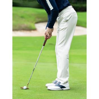 美國PGA 加厚高爾夫褲子男秋冬運動男褲比賽球褲高彈面料舒適保暖