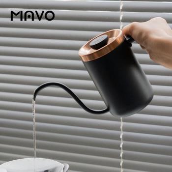 MAVO手沖壺手沖咖啡壺掛耳咖啡器具滴漏長嘴細口壺家用曜巖黑x古