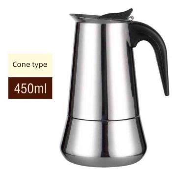 .stainless steel mocha pot coffee pot maker machine 100-450m