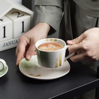 陶瓷咖啡杯帶勺子歐式奢華一套復古下午茶杯子 咖啡杯碟套裝家用