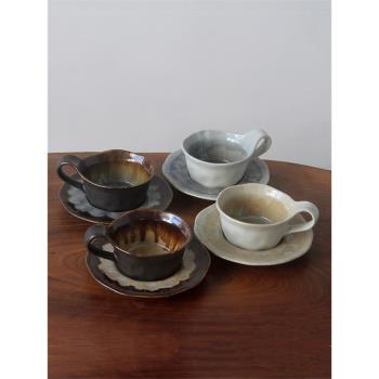 窯變陶瓷手沖咖啡杯好看精致意式濃縮拉花拿鐵杯美式下午茶小杯子