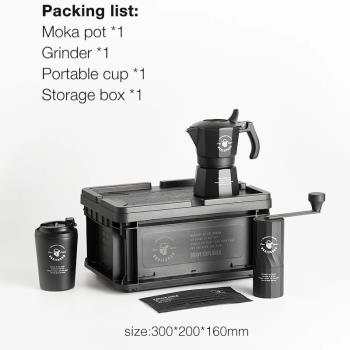 CAFEDEKONA & UNCLE BURN Brewing Kit Outdoor Camping Coffee S