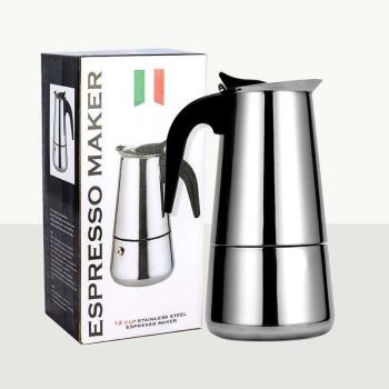 newStainless Steel Coffee Maker Coffee Pot Moka Pot Geyser