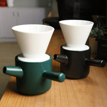 手沖咖啡壺全套裝器具家用入門便攜式沖泡滴漏式陶瓷過濾杯分享壺