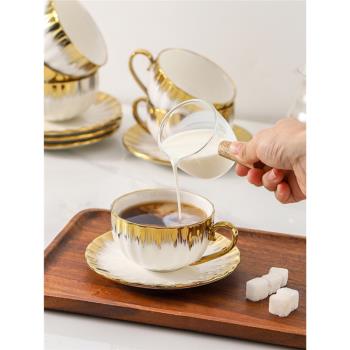 歐式骨瓷咖啡杯套裝下午茶具高檔精致陶瓷英式紅茶杯碟套裝家用女