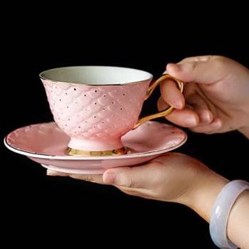 白瓷咖啡杯高檔精致英式家用陶瓷水杯辦公室專用復古養生茶杯套裝