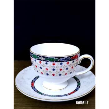 英國原產威基伍德Wedgwood Harlequin咖啡杯碟茶杯碟下午茶餐具