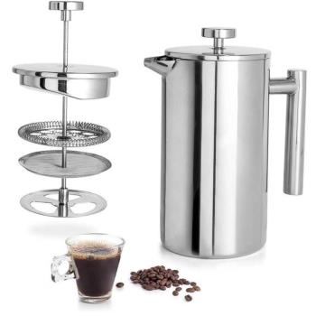 304 Grade Stainless Steel Insulat French Press Coffee Maker