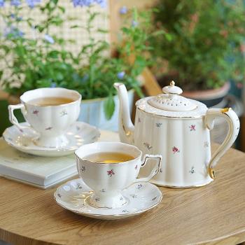 咖啡杯 歐式咖啡壺套具 小奢華英式下午茶杯茶具家用水杯水壺套裝