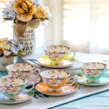 歐式骨瓷咖啡杯套裝簡約家用英式下午茶茶具杯子陶瓷創意北歐風格