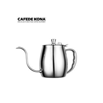 CAFEDEKONA手沖壺 咖啡 細口壺 滴漏式不銹鋼家用咖啡壺700ml