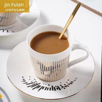 有趣動態倒影陶瓷咖啡杯套裝高檔精致家用辦公特別好看的杯子創意