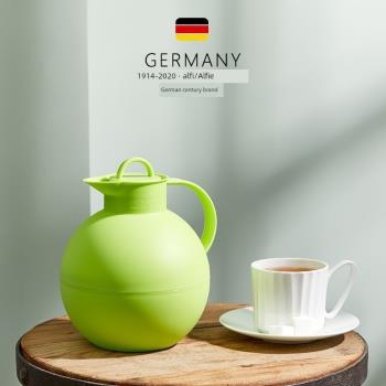 德國alfi愛麗飛保溫電熱水壺1L家用保溫雙層真空玻璃內膽歐式咖啡