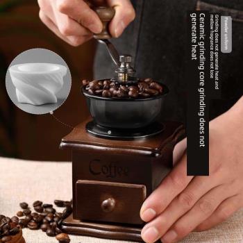 Coffee Bean Grinder Wooden Manual Coffee Grinder Hand home