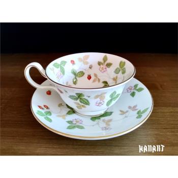 英國皇家瓷器Wedgwood野草莓咖啡杯紅茶杯碟英式下午茶歐式餐具