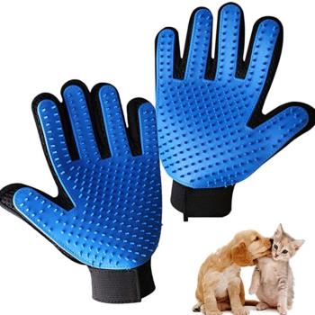 Cat Grooming Glove for Cats Wool Glove Pet Hair Deshedding