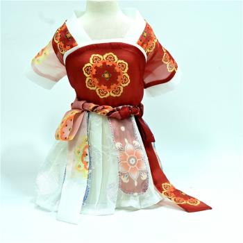 寵物漢服夏季薄款泰迪貓咪比熊小型犬公主裙子狗狗春夏款衣服