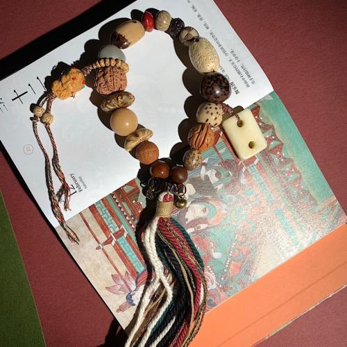 十八籽多寶菩提手串18籽18子十八子佛珠菩提子文玩手持車掛男女潮