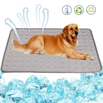 Dogs Summer Cooling Mat Pet Large Size Ice Silk Cool Bed Pet