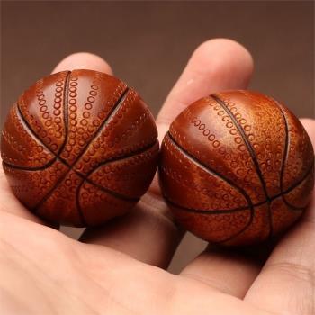 橄欖核雕 進口印尼大橄欖核 籃球(有求必應) 手把件橄欖雕刻籃球
